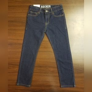 Crazy 8 Boys Sz 6 Rocker Dark Wash Jeans